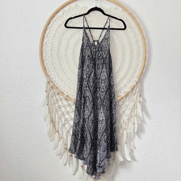 Intimately Free People Boho Asymmetrical Hem Sleeveless Festival Midi Dress S - Picture 14 of 14